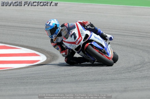 2010-06-26 Misano 3248 Carro - Superbike - Free Practice - Carlos Checa - Ducati 1098R